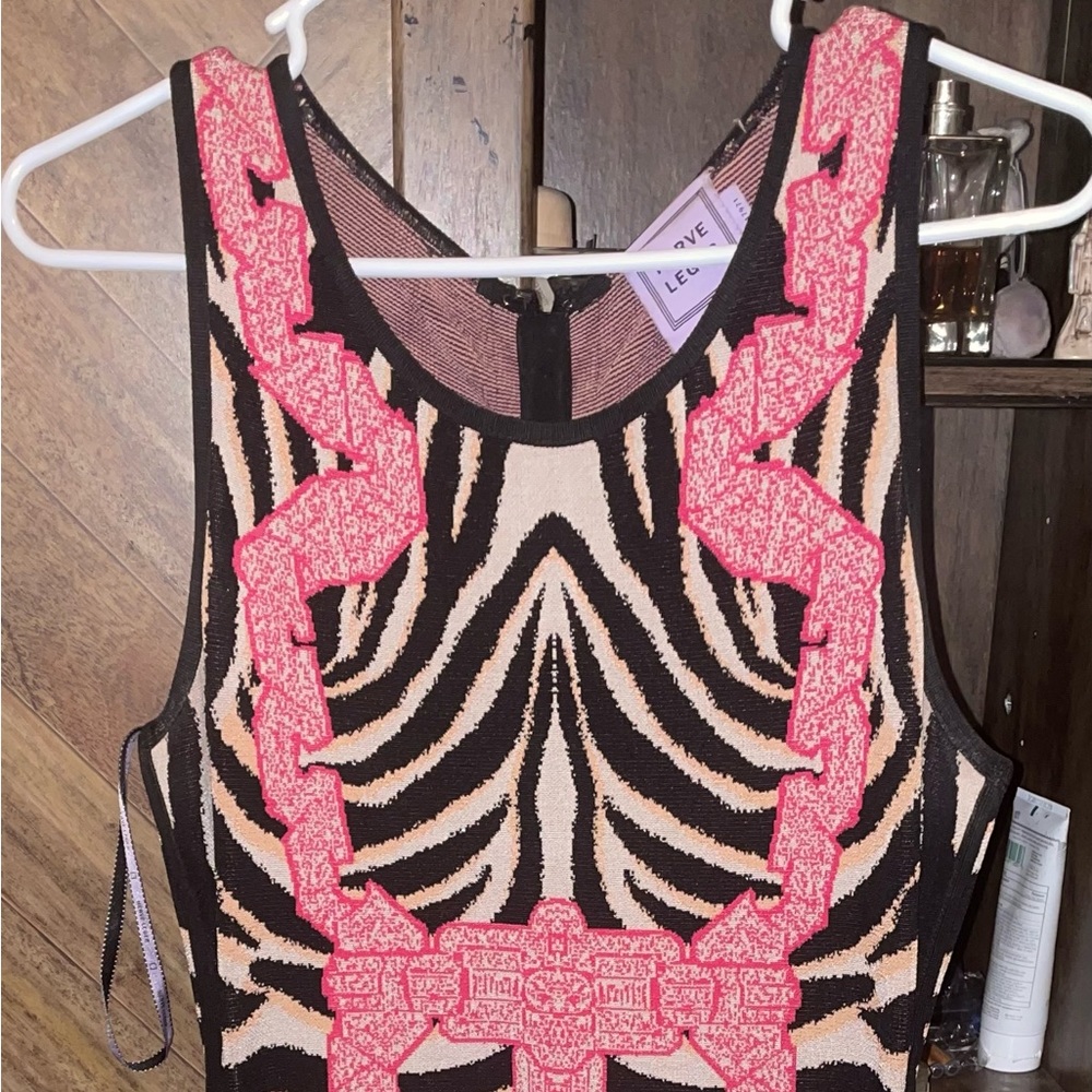 Herve Leger mid lengths dress
